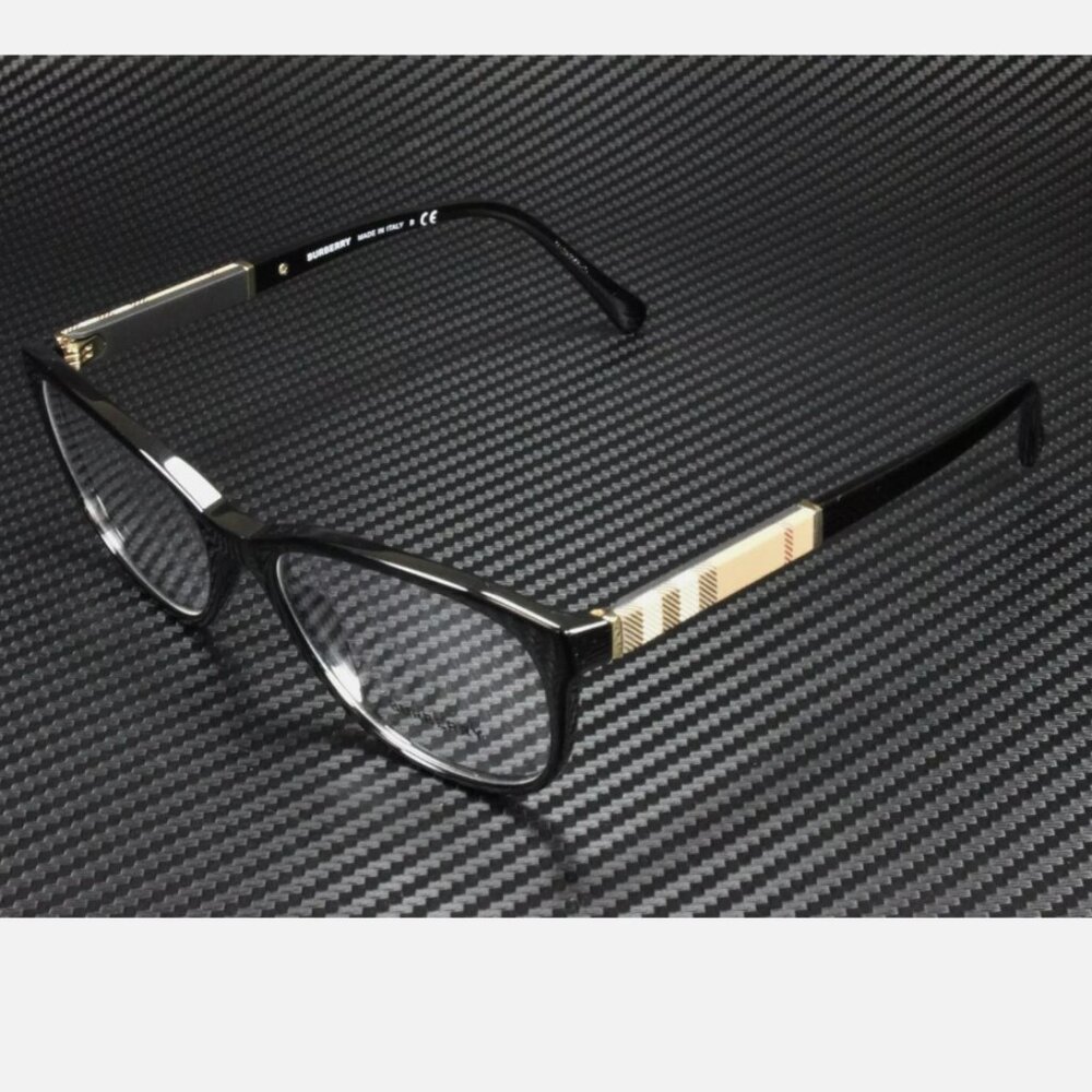 Burberry Black Square Women's Eyeglasses - Picture 1 of 1
